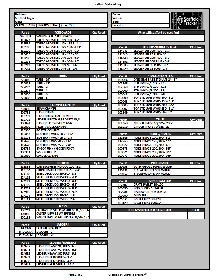 Scaffold Tracker screenshot 6